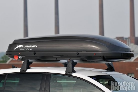 Krovni Koferi Kamei Delphin Metalic Crna KupujemProdajem