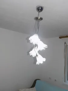 Prelep luster u obliku cveta