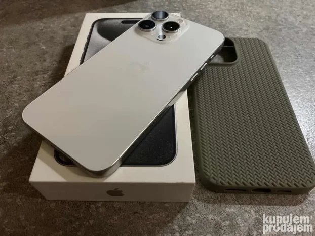 Iphone 15 Pro Max 256Gb/White/BH91%/Garancija/KAO NOV