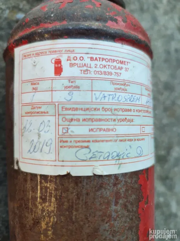 Protiv pozarni aparati-aparati za gašenje požara prahom
