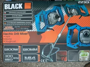 Mešač za boju i malter Black 1200 w