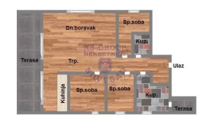 NOV četvorosoban stan 124m2 na Bulevaru Evrope !