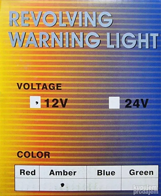 Zuta rotaciona lampa