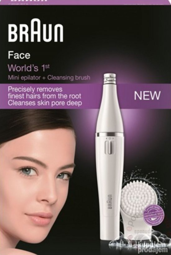 Braun epilator za lice SE810 Face 2u1 KupujemProdajem