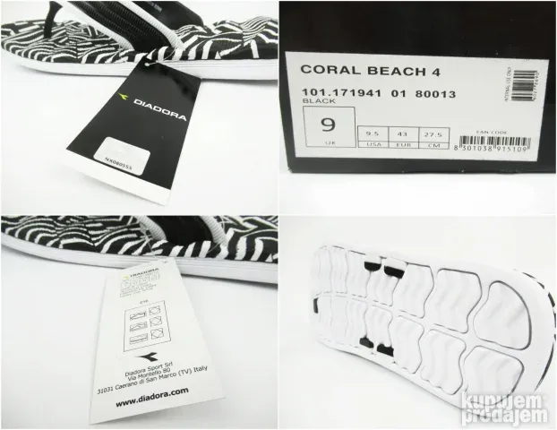 Diadora papuče japanke NOVO K134/45