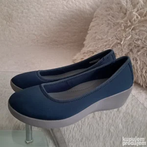 CROCS PLAVE lagane preudobne PLATFORMA CIPELE vel.37/23,5cm
