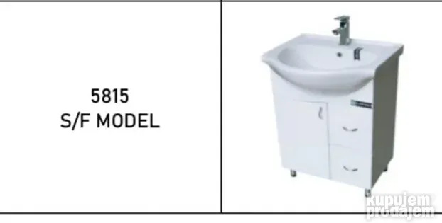 Kupatilski ormar sa umivaonikom i fijokom 55 cm.x85x35 S/F