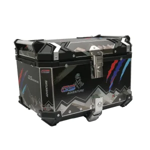 Kofer za motor X-LAND aluminijumski crni 55L ADVENTURE