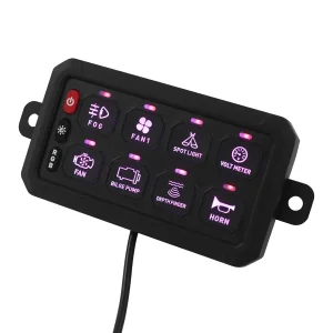 12-brzinski prekidački panel sa 5 nivoa osvetljenja