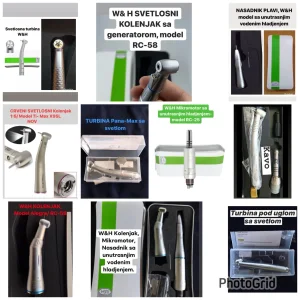 Turbina sa svetlom,pod uglom,nasadnik,luft motor,kolenjak