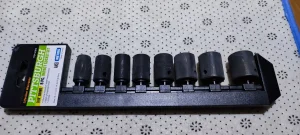 Milimetarske udarne gedore - nasadni kljucevi Pittsburgh 3/8