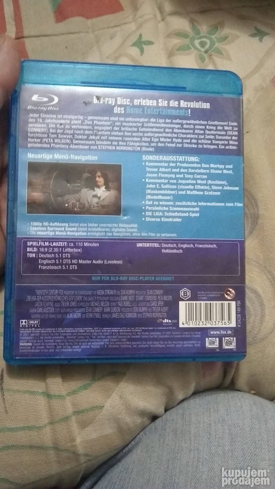 Liga izuzetnih džentlmena film na Blueray disku