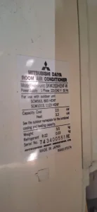 Unutrašnja jedinica mitsubishi