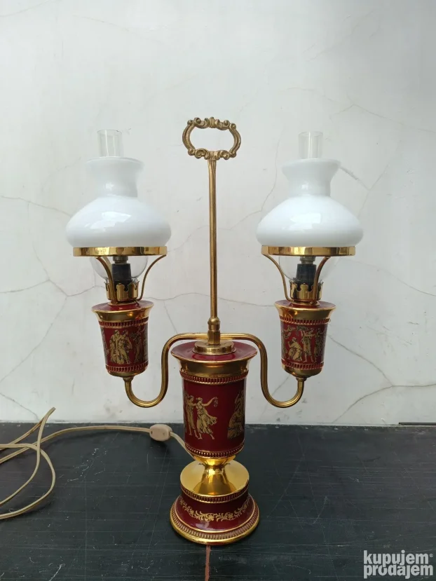Prelepa stona lampa hand made in Switzerland