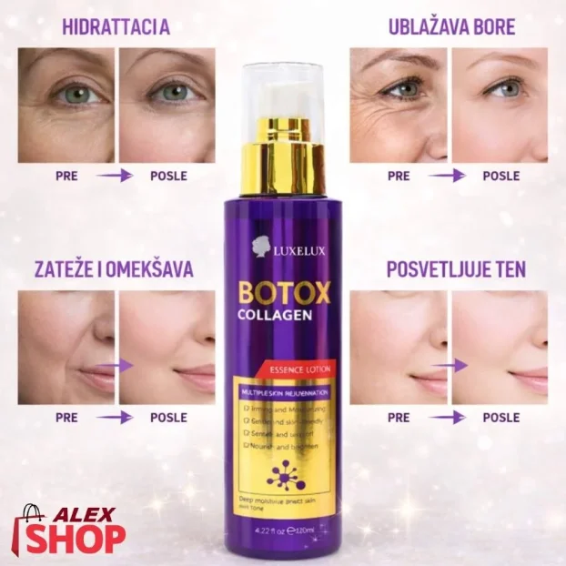 Luxelux Botox kolagen losion za lice dnevna i noćna nega