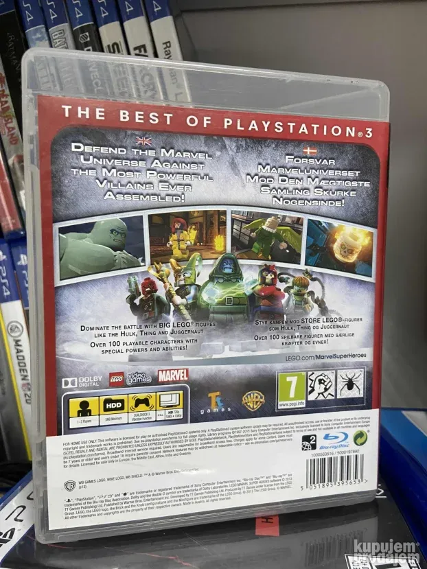 Lego Marvel Super Heroes / Playstation 3 disk/ Game Outlet N