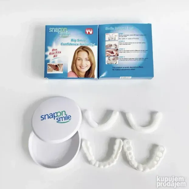 Moderna faseta za savršeno bele zube SNAP ON SMILE