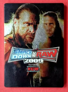 Smack Down vs RAW 2009 - Steel Book / XBox 360 Origin. Igra