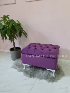 Tabure 60x45 Chesterfield Plis 9