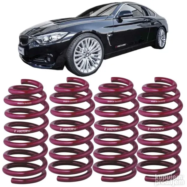 4 Sportske Opruge VOGTLAND Mazda 3, type BL, 40/40 mm