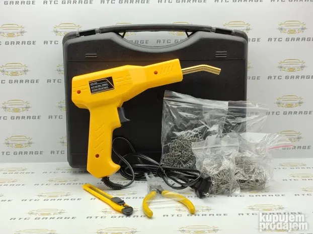 Plastični zavarivač sa 400 spajalica 50W - Set +kofer