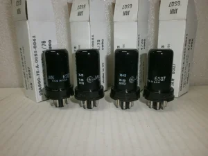 El.cevi -6SQ7 -Hi-Fi Audio Trioda G.Electric -Usa - NOS