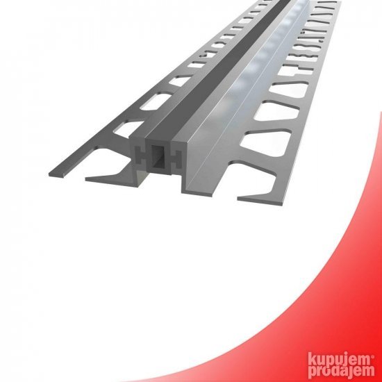 Alu dilataciona lajsna (profil) za keramiku 12mm