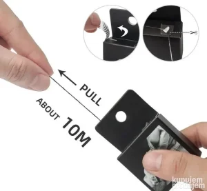 ravnalo za konac za vezenje s kutijom za tetoviranje obrva