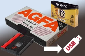 Digitalizacija VHS i Hi8 kaseta - bez gubitaka na USB fleš