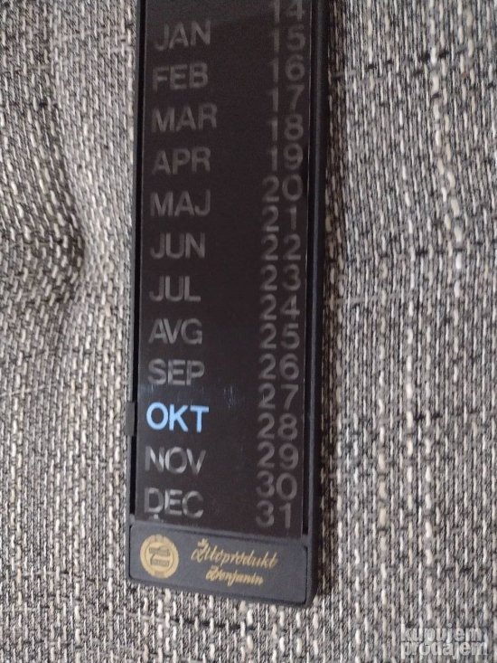 stari plasticni zidni kalendar zitoprodukt zrenjanin