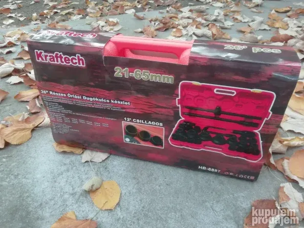 HB-6887 Velike Kovane Gedore KRAFTECH 26 kom 12-ugaone