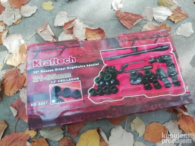 HB-6887 Velike Kovane Gedore KRAFTECH 26 kom 12-ugaone