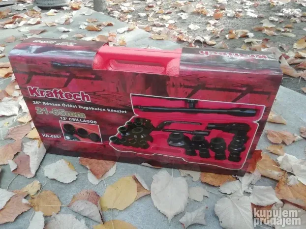 HB-6887 Velike Kovane Gedore KRAFTECH 26 kom 12-ugaone