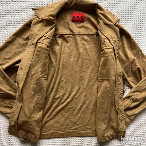 Rez HUGO BOSS ORIGINAL muska braon jakna M KAO NOVA