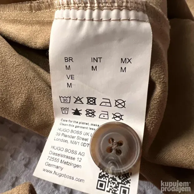 Rez HUGO BOSS ORIGINAL muska braon jakna M KAO NOVA