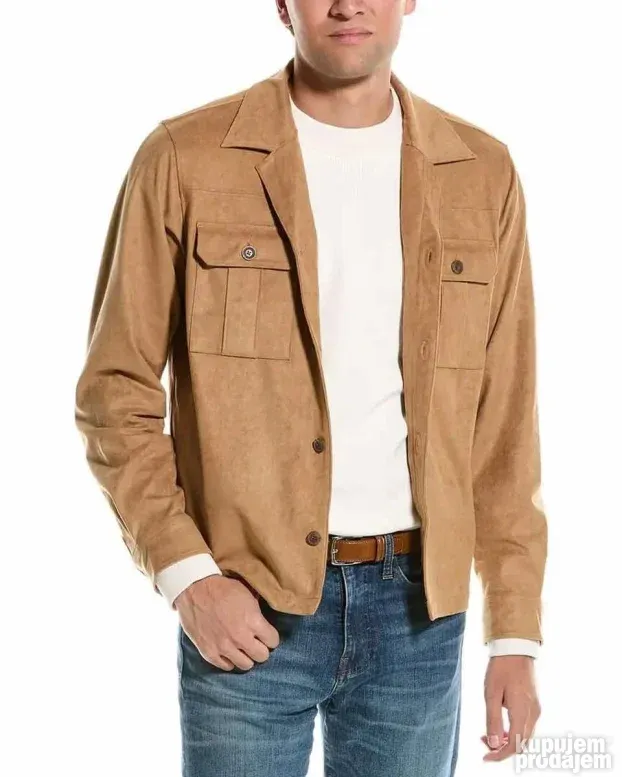 Rez HUGO BOSS ORIGINAL muska braon jakna M KAO NOVA