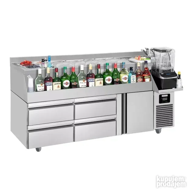 Rashladni sto za bar i piće 1600x600mm