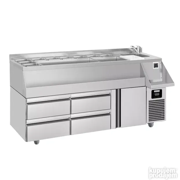 Rashladni sto za bar i piće 1600x600mm