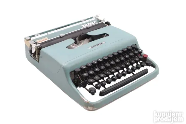 Olivetti Lettera 22 vintage portable pisaća mašina Perfekt