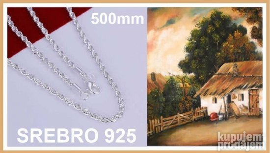 Ogrlica SREBRO 925 - N226 - 20