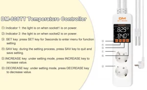 DiyMore digitalni regulator temperature sa dva izlaza