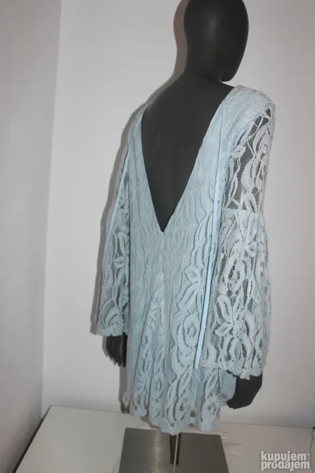 Maddy K tunika plava u boho stilu S/M