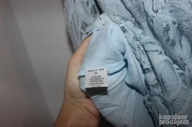 Maddy K tunika plava u boho stilu S/M