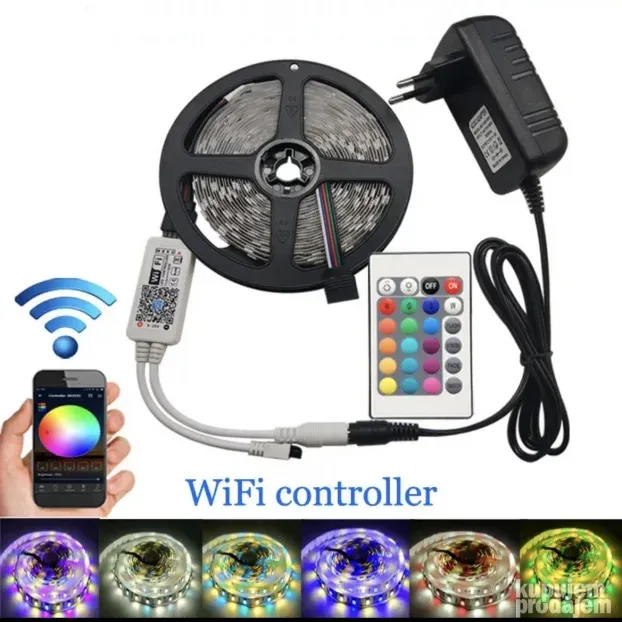 LED wifi traka 5m AKCIJA led wifi traka LED WIFI TRAKA led