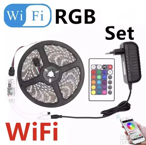 LED wifi traka 5m AKCIJA led wifi traka LED WIFI TRAKA led