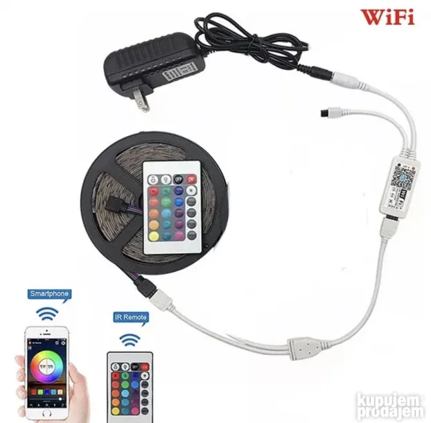 LED wifi traka 5m AKCIJA led wifi traka LED WIFI TRAKA led