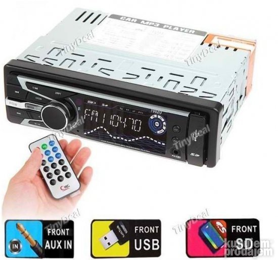 AUTO MP3 USB SD MMC PLAYER sa daljinskim KupujemProdajem