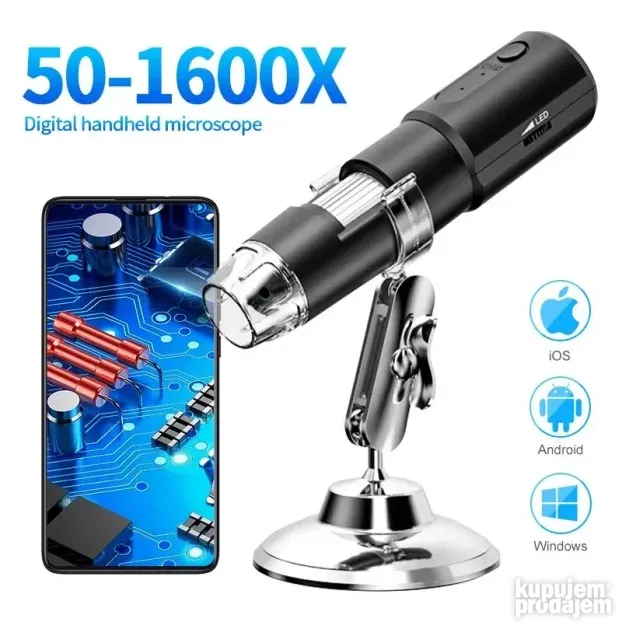wifi digital mikroscop 50X-1000X uvecanje/NOVO