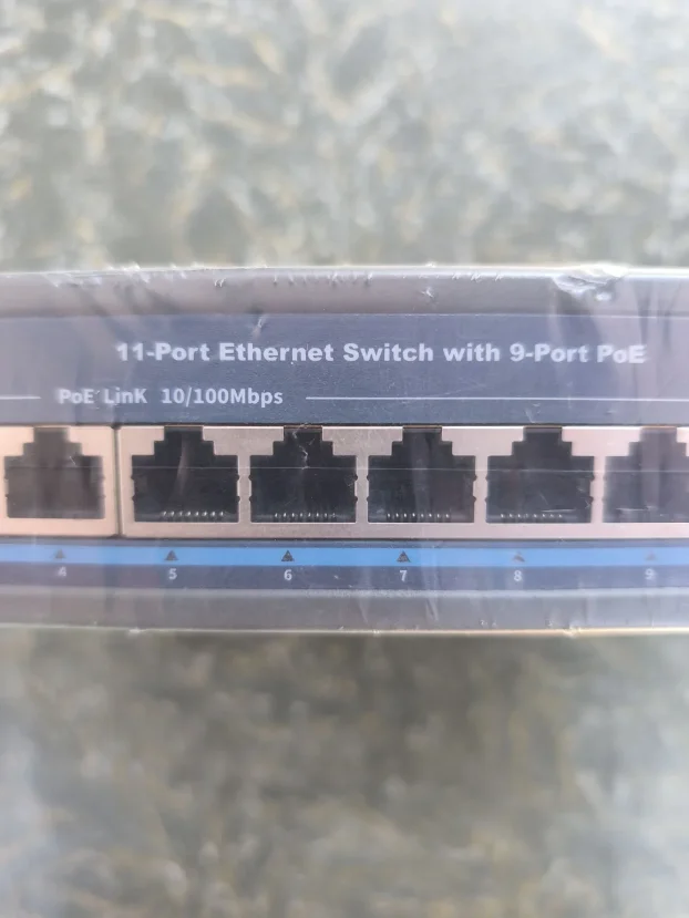 Gigabit 11 port Ethernet Switch 9 Port PoE Yuanley