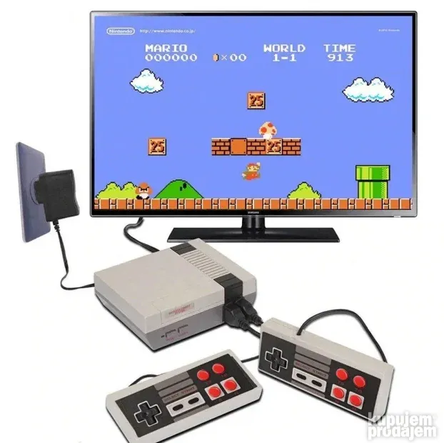 NINTENDO Konzola sa Dva Džojstika + 620 Igrica